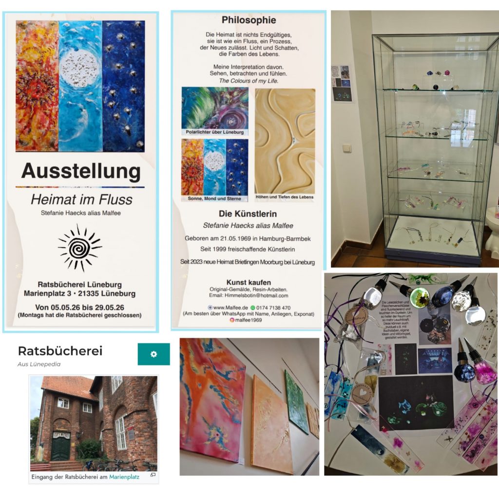 Ausstellung Ratsbücherei Lüneburg vom 5.5.26 – 29.5.26