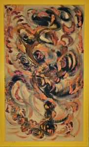 Maße: 96 x 57 cm <br>
Rahmen: mit <br>
Technik: Öl <br>
Preis: 300,- EUR <br>
Druck möglich, andere Größen auf Anfragen