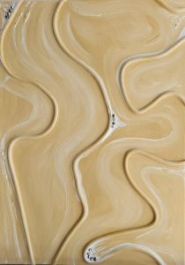 Maße: 70 x 50 cm <br>
Rahmen: ohne <br>
Technik: Assemblage<br>
Preis: 280,- EUR <br> Höhen und Tiefen des Lebens